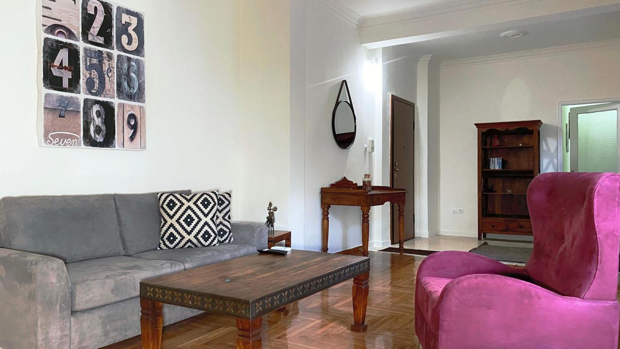Spacious 2 Bedroom Apartment Downtown Athens - Explore Center By Foot Exterior photo